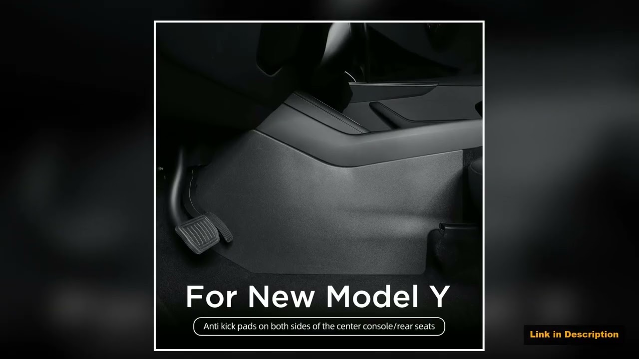 LUCKEASY for Tesla Model Y Launch 2025 Juniper Antidirt Protective Pad Central Control Side Anti