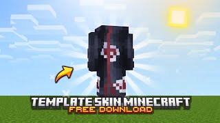 3 AKATSUKI TEMPLATE SKIN FREE DOWNLOAD ‼️‼️ - Template skin minecraft