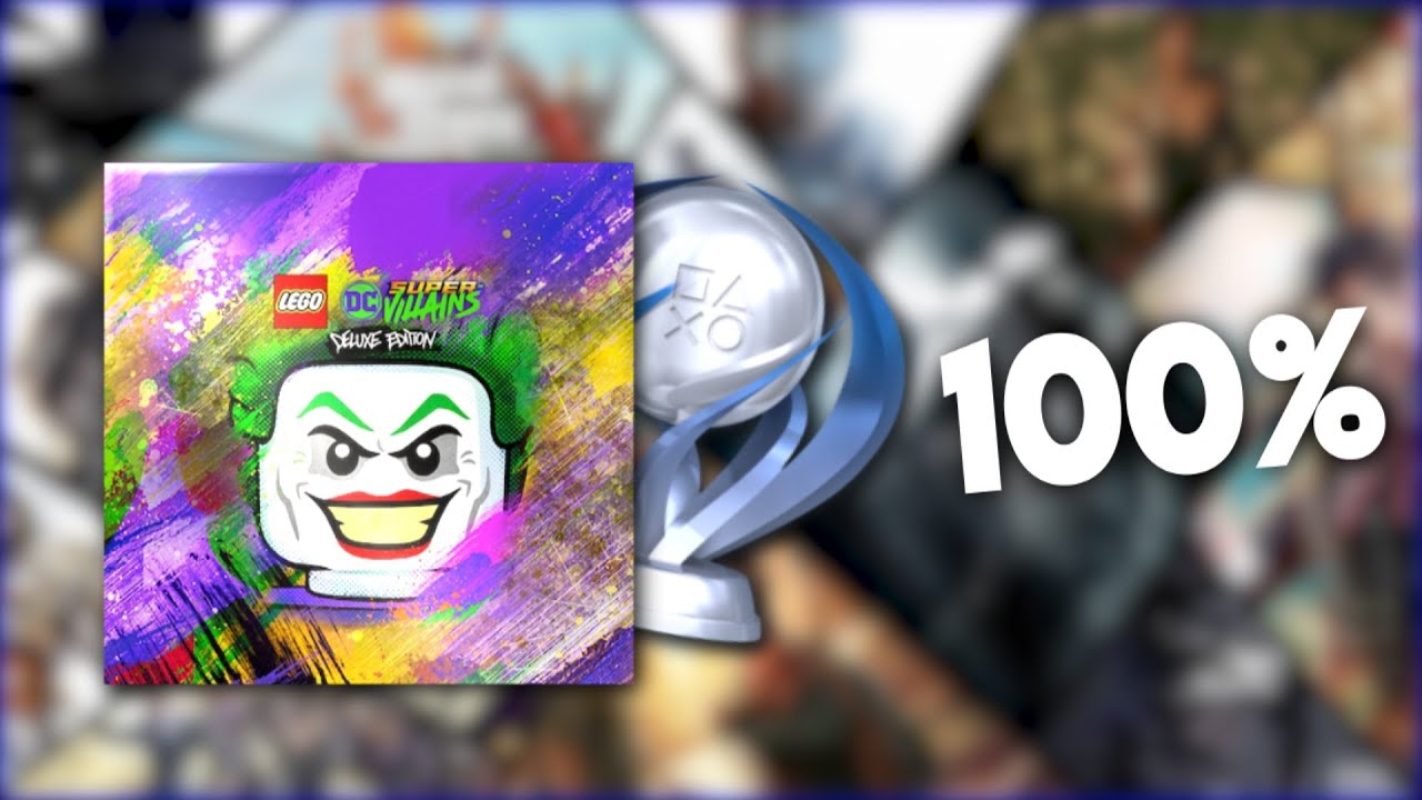 Lego DC Super Villains - Road To 50 PLATNUIM TROPHIES 32/50