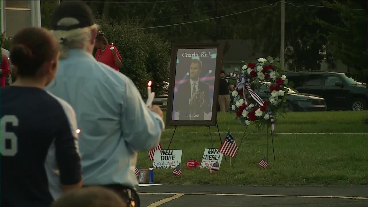 Washburn Turning Point USA Chapter Holds Vigil for Charlie Kirk at Community Church in Topeka