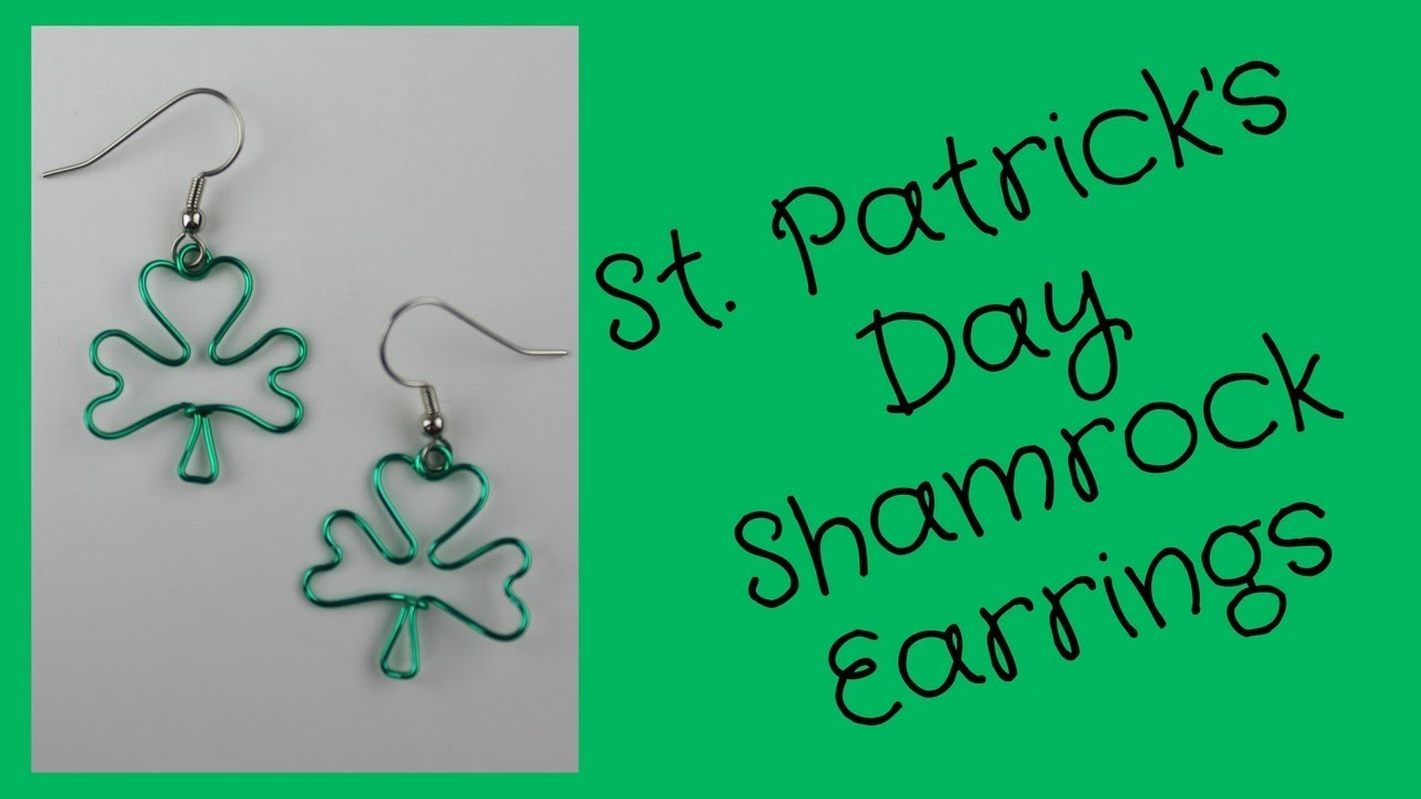 Mini Polymer Clay Tutorial 6: St. Patrick's Day Earring Ideas 