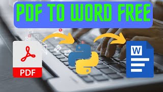 Python mai PDF ko WORD me kaise Convert kare | PDF ko WORD me kaise Convert kare | Smart Coder