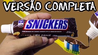 PASTA DE DENTE DE SNICKERS VERSÃO COMPLETA + BÔNUS