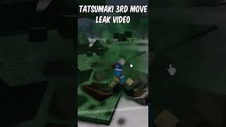 TATSUMAKI 3RD MOVE LEAK VIDEO | The Strongest Battlegrounds