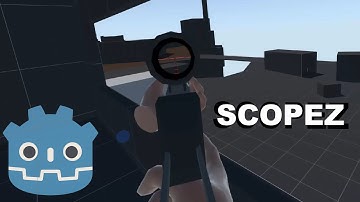 Godot 4.4 Realistic Scope Shader Tutorial (Picture in picture)