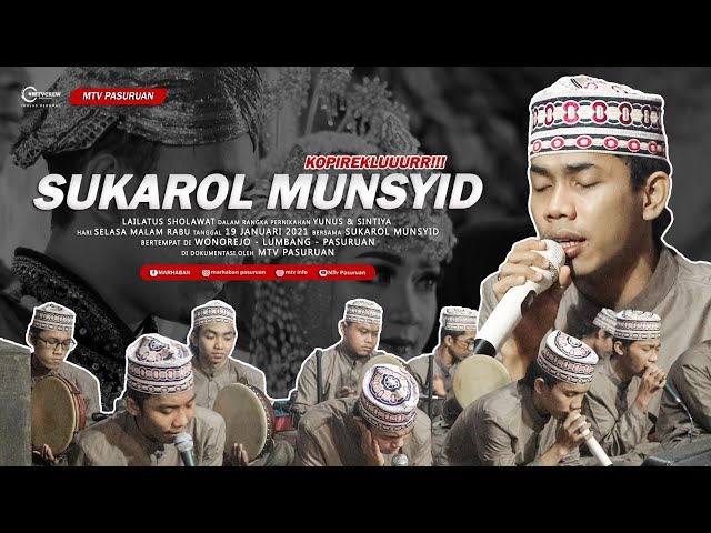 Sukarol Munsyid - Sholawat Medley | Lailatus Sholawat Pernikahan Yunus & Sintiya class=