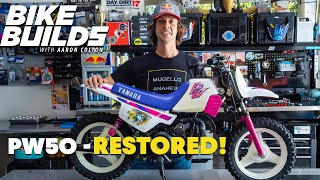 Bringing a 1993 Yamaha PW50 Back to Life | Bike Builds with Aaron Colton