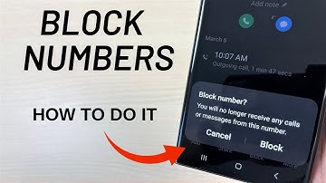 How to BLOCK PHONE NUMBERS on Samsung Galaxy S23 Series
