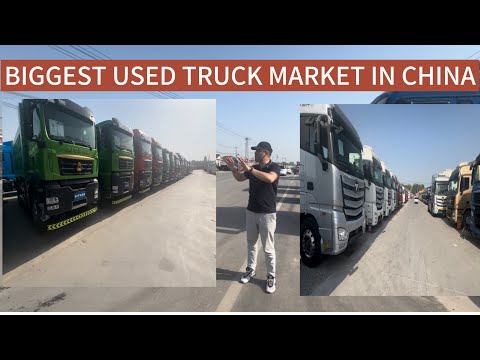 CHINESE BIGGEST #USED #TRUCKS MARKET IN SHANDONG