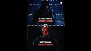 Darth Vader | Vs | Darth Maul #starwars #edit #trend #tiktok #1v1