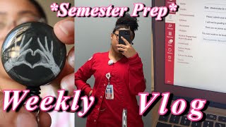 WEEKLY VLOG: *SEMESTER PREP EDITION*+ Planning, Relaxing, Assignments &amp; More