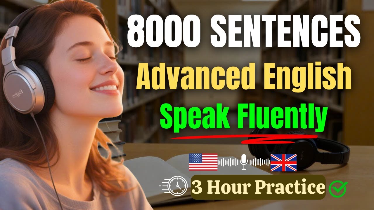 8000 Advanced English Sentences | 3 Hours to Speak Naturally & Fluently ...