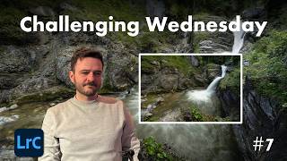 When light is missing - shaping a waterfall image with intention (Lightroom Classic) screenshot 2