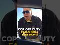Cop off duty made one wrong move that changed everything instantly🔥