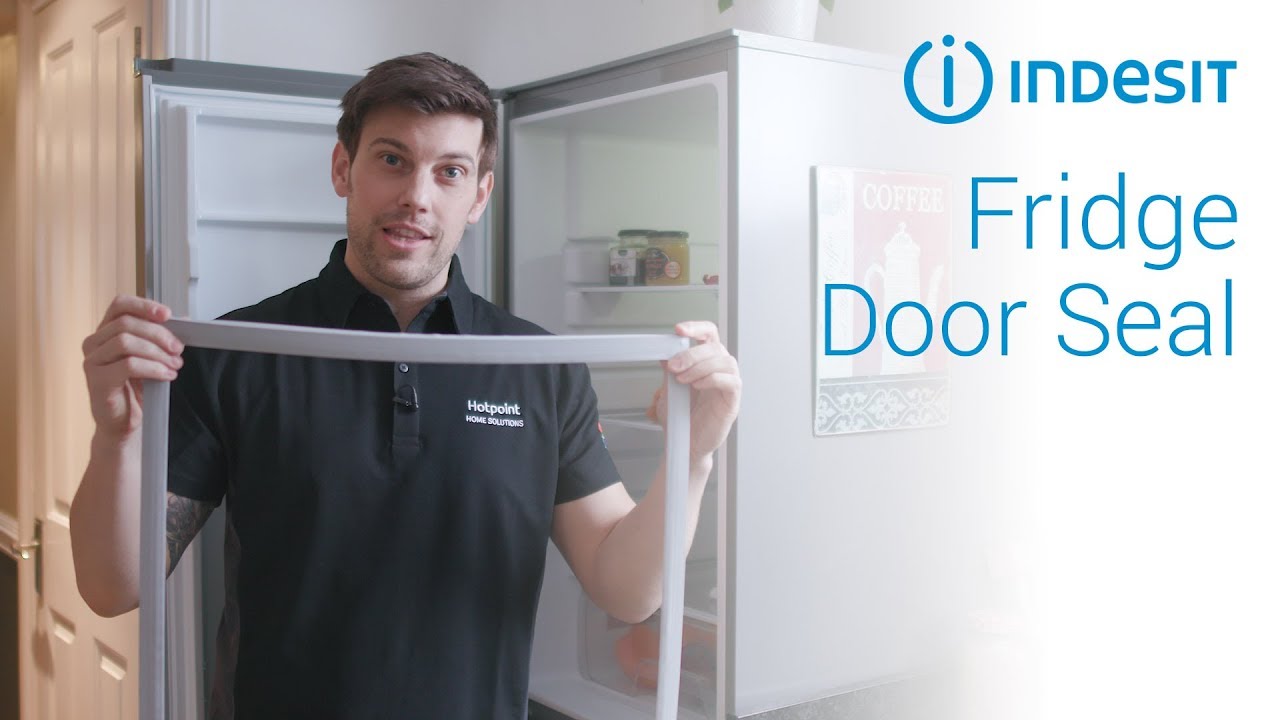 How to replace your fridge freezer door seal | by Indesit - YouTube