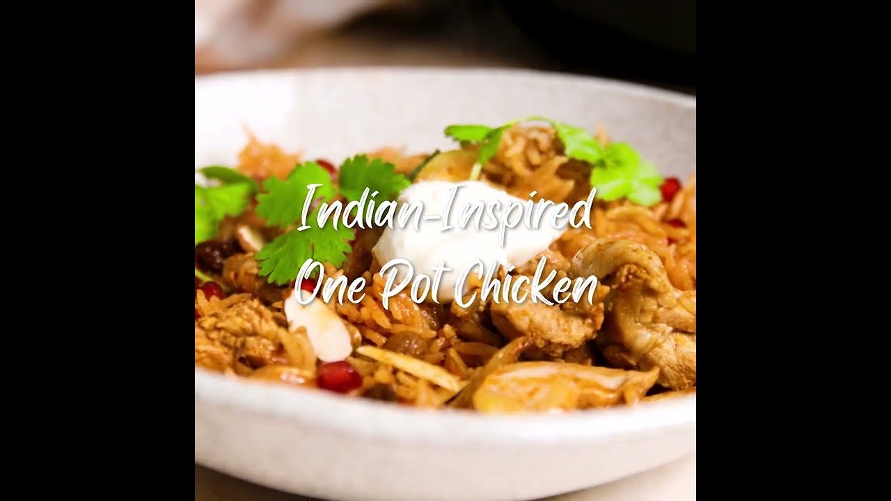 Indianinspired onepot chicken recipe YouTube