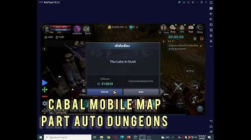 Cabal Mobile Map part auto Dungeons w/Auto Clicker