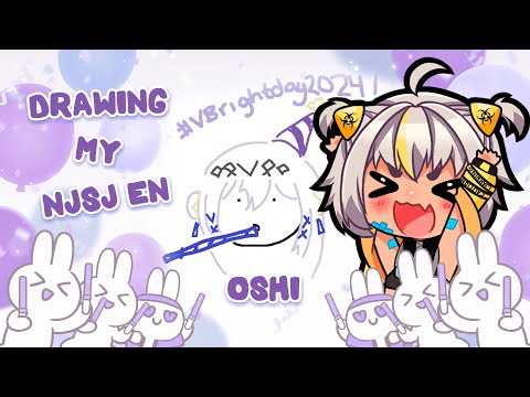 drawing my nijisanji en oshi for her birthday!! vivichamaaaaaaa【art/お絵描き】【ENVtuber/日本語勉強中】