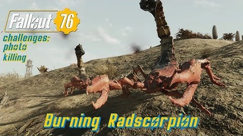 Mob Location: Burning Radscorpion (World of Corn ~ 2-5) | Fallout 76