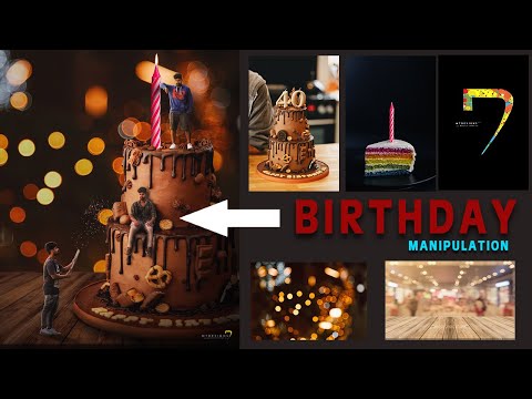 BIRTHDAY SPECIAL PHOTOSHOP MANIPULATION TUTORIAL | M T D E S I G N S