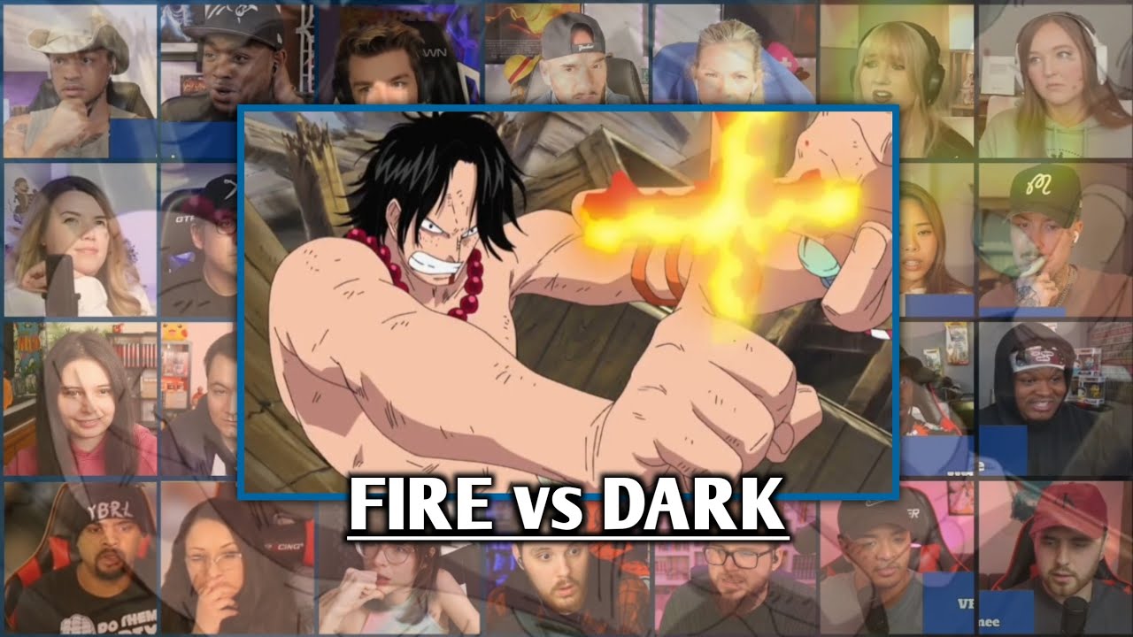 ACE VS KUROHIGE REACTION MASHUP - ONE PIECE EPISODE 325