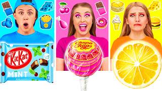 Alimentos de Los Mismo Colores Desafío | Guerras de Bromas por TeenTeam Challenge