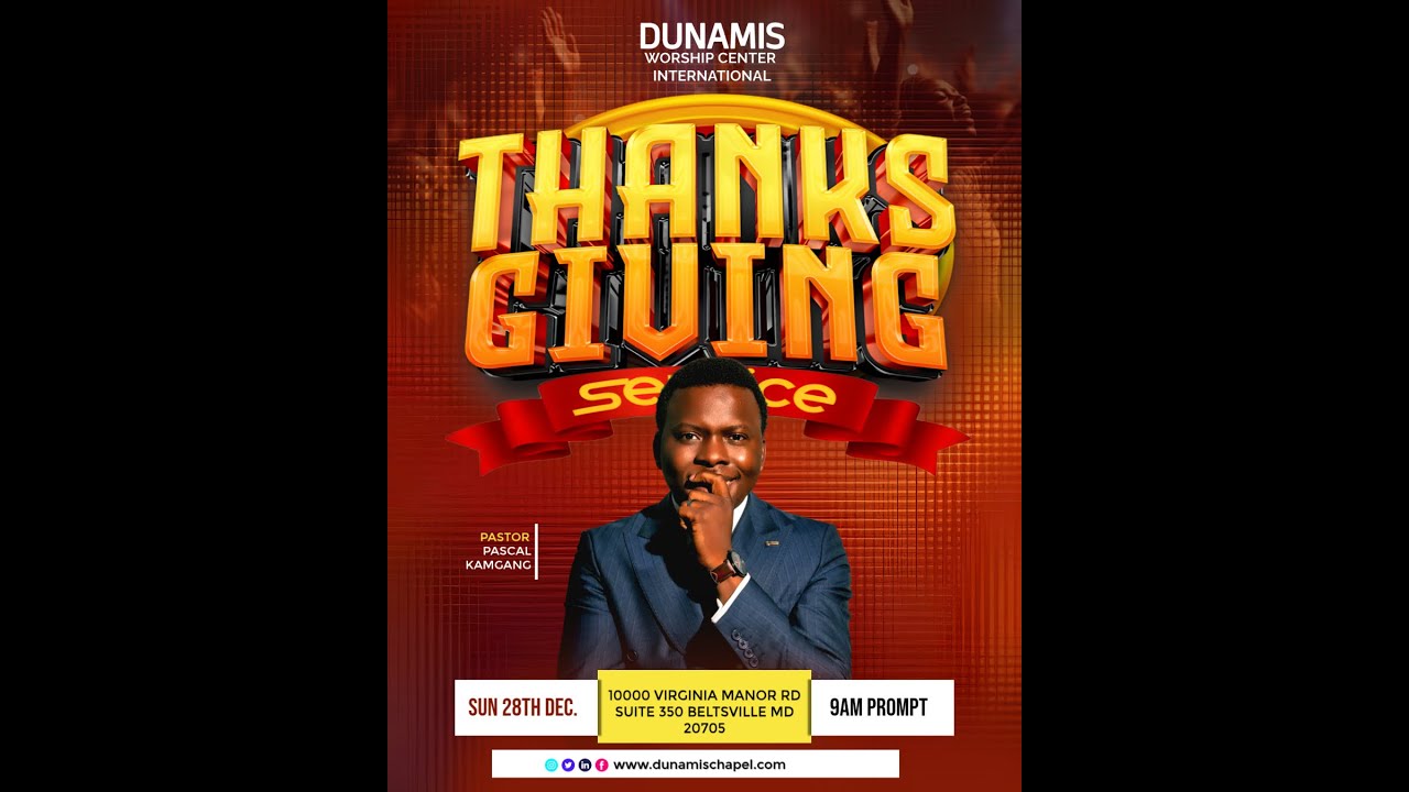 THANKSGIVING SERVICE || SUNDAY DECEMBER 28 2025 || WITH PROPHET PASCAL ...