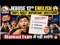 JKBOSE 12th English Most Important Questions for Biannual Exams 😱