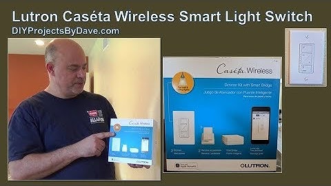 Lutron Caseta Wireless In-wall Dimmer Smart Light Switch Installation
