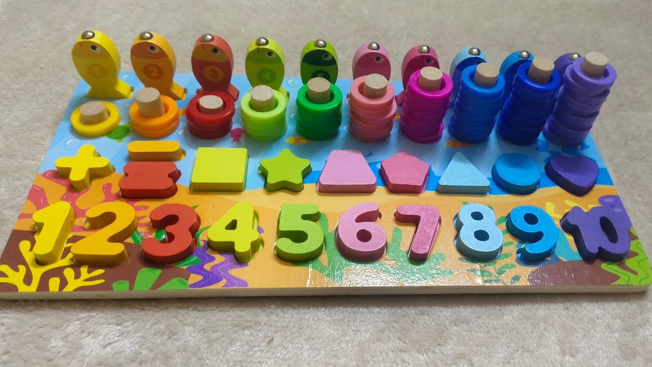 Best Learning Numbers, Shapes & Counting 1 - 10 Preschool Toddler ...