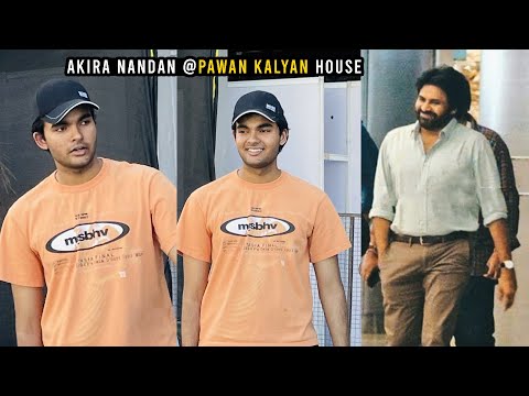 Akira Nandan Latest Visuals at Pawan Kalyan House | Filmy Hook