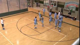 Develop Better Defenders with the "3 Man Position with Charge" Drill