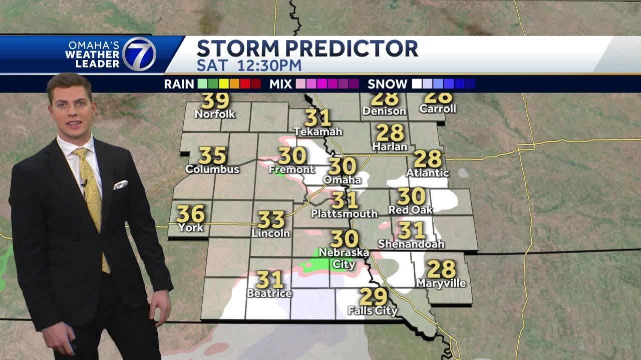 Watching for a brief wintry mix on Saturday - YouTube