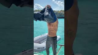 #shorts what do you think of my new open cell freediving wetsuit ?