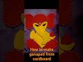 How to Make Ganesha from Cardboard Step-by-Step? cardboard se ganesha kaise bnayen? #ytshorts #diy