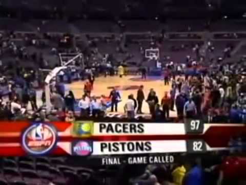 Malice at the Palace - Pistons vs Pacers - November 19, 2004