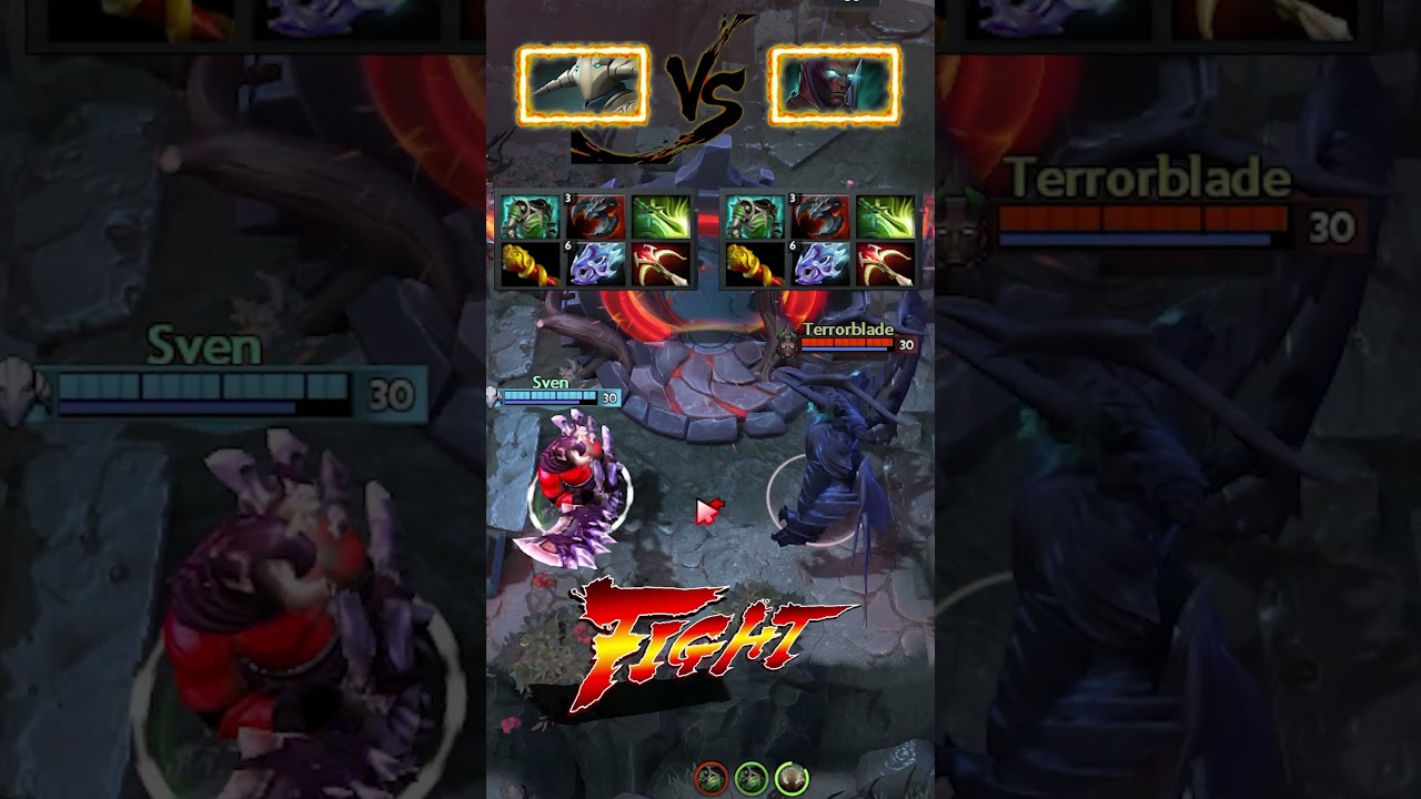 Sven VS Terrorblade - Dota 2 Fighter 