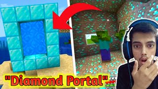 How to Make &quot;Diamond Portal&quot; in Minecraft || Diamond Portal Kese Bnae🔥