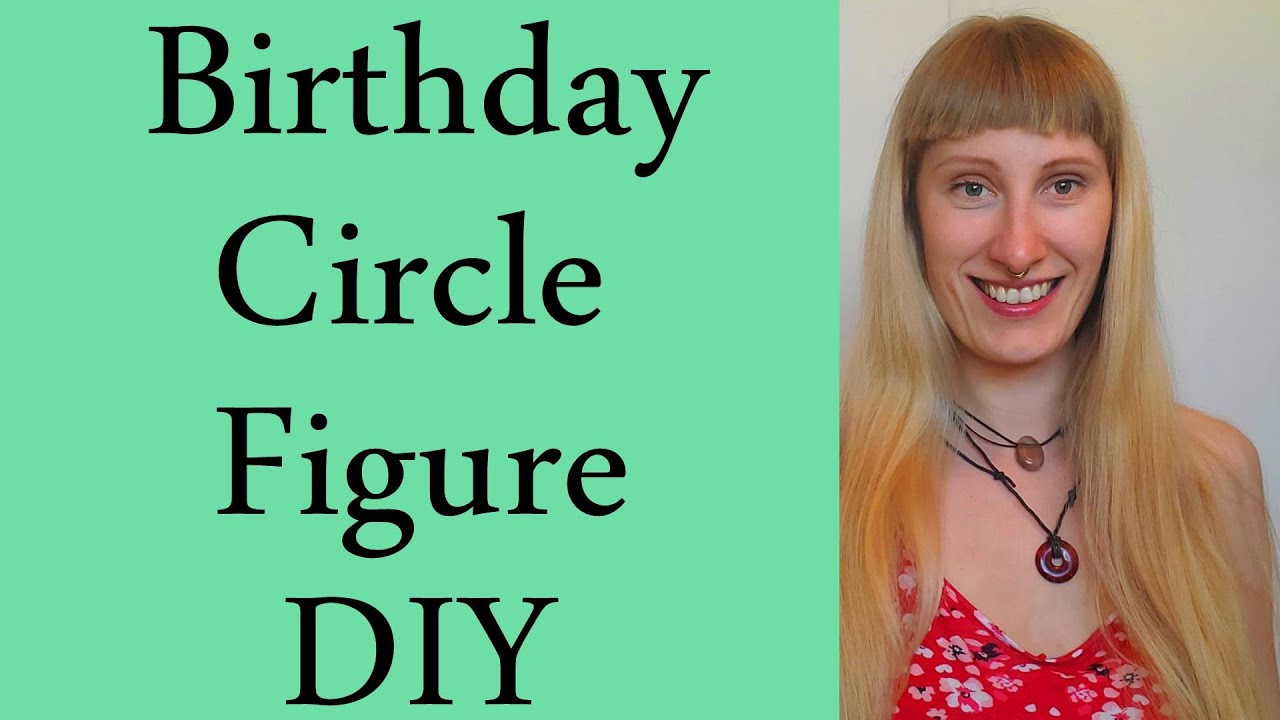 The Best Easy Grimms Birthday Circle Figure DIY Hack - YouTube
