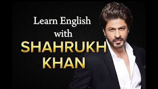 Learn English with Sharukh Khan | Learn English with celebrities | Learn English with subtitles