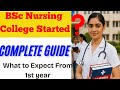 BSc Nursing 1st Year Complete Guide 2026 | What to Expect in College&amp; Exams | Nursing Admission Tips