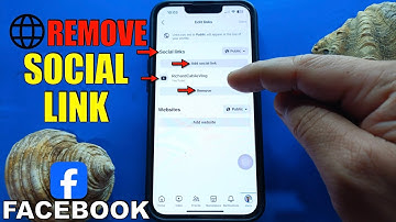 How to Remove Social Link on Facebook Profile