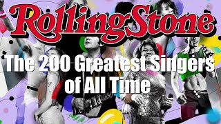 200 Greatest Singers of All Time by Rolling Stone