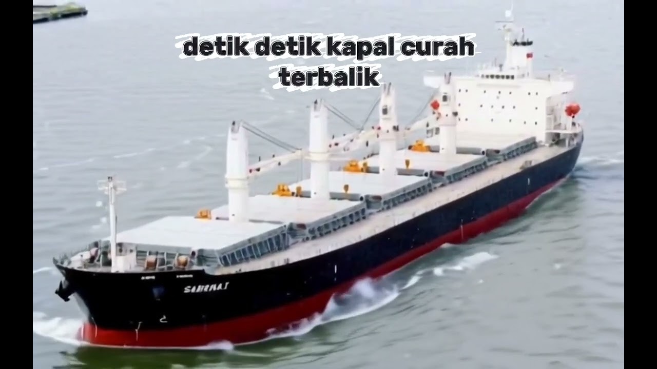 seconds before the ship was hit by the waves 