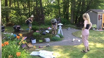 Japanese Zen Garden Project Time Lapse video Part 1