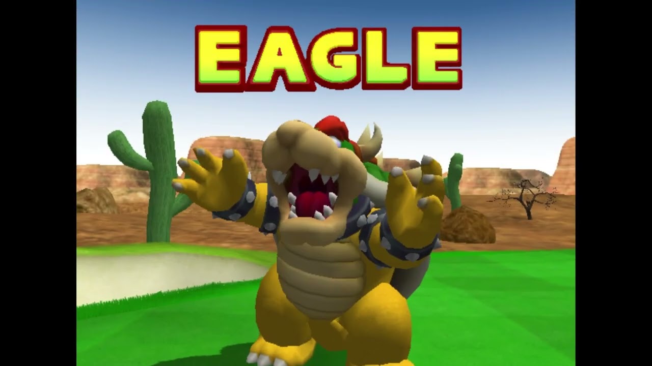 Mario Golf Toadstool Tour: Shifting Sands Stroke Play (-20/52) Star Bowser