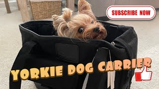Yorkie dog carrier