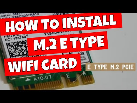 How To Install M.2 Wifi Bluetooth Combo Card  Intel AC 9260 With Bluetooth 5 1