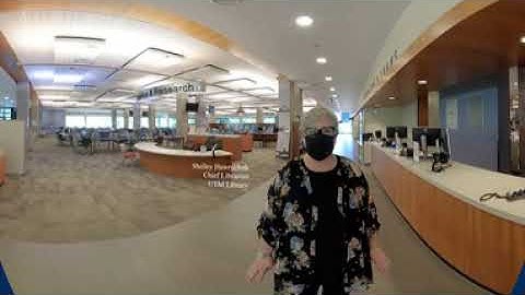 UTM Library 360 degree video welcome