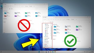 fix navigation pane & quick access not showing & missing in windows 11 file explorer | how to solve